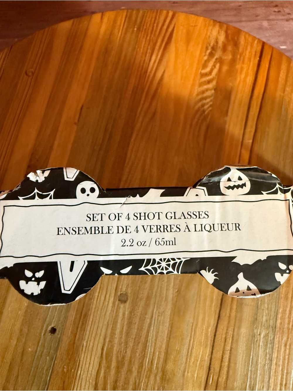Halloween Summerween Bar White Skull Shot Glass Set of Four NWT - Picture 10 of 12